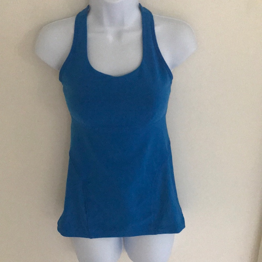 Lululemon compression top, blue, S